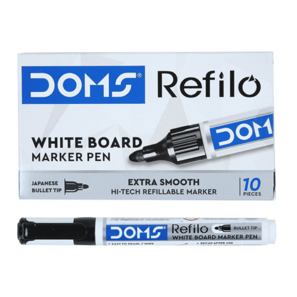 doms refilo white board pen black (1pcs/3pcs/10pcs)