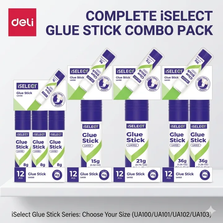 deli i selcet glue stick adhesive 8gm/15gm/21gm/36gm 1pcs