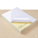 glossy a4 self adhesive sticker paper white 100 sheets