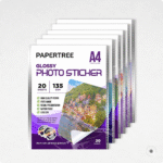 sticker photo print paper a4 20 sheets
