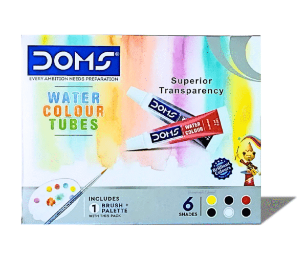 doms water colour tube 6 shades