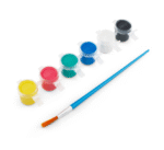 doms tempera color 6, 12 & 18 shades with brush