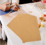 brown kraft sticker paper a4 | printable self adhesive labels for crafts, scrapbooking & business use