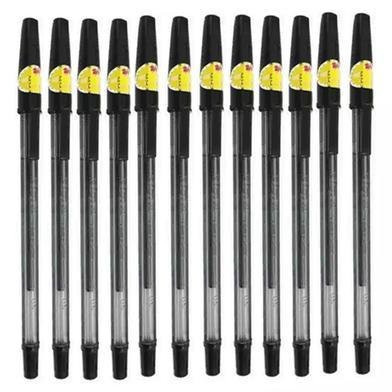 FREE Horse 808 Black Ball Pen Extra Fine 0.7mm DX Hard Crystal 12 PCS Smooth Writing Pen Set for School Office and Business Use