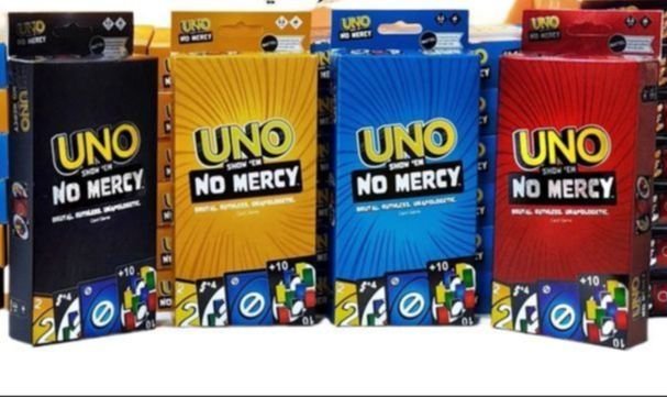 UNO No Mercy Card Game | Fast-Paced Family Party Game for Kids & Adults