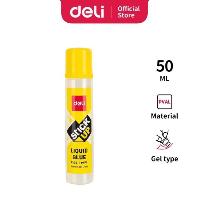Deli E7302 Liquid Glue 50ml Strong Adhesive Craft and Office Glue for Paper and DIY Projects