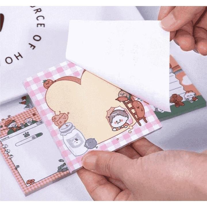 Paper Tree Memo Pads 50 Pages Any Design Sticky Note Memo Pad for School Office and Daily Planning