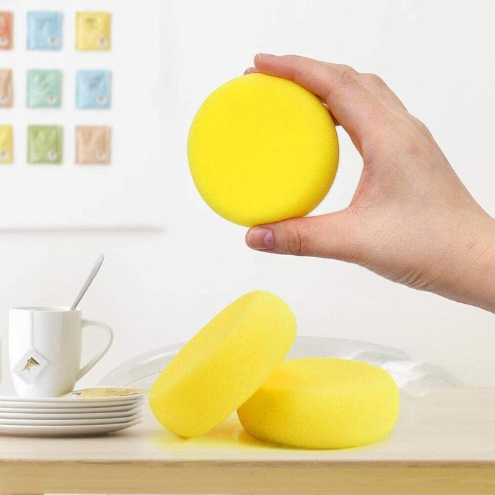 Round Painting Sponge Artist Watercolor Sponge Handicraft Drawing Supplies  01 PCS
