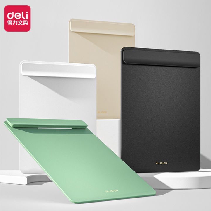 Deli NS501 A4 Clipboard Board Hard Writing Pad with Clip for Students, Drawing, Painting & Office Use