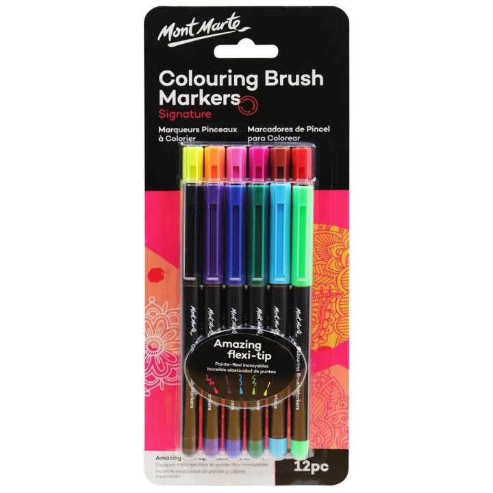 Mont Marte Pastel Box Single Deck Storage Case for Soft Pastels, Oil Pastels, Charcoal & Drawing Supplies