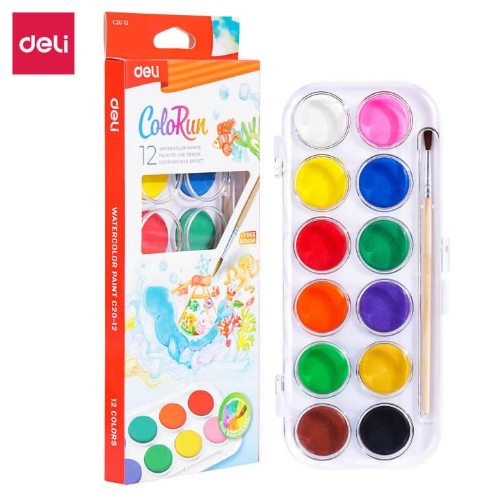 Deli EC20-12 Water color cake Set