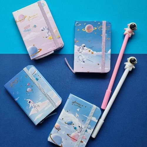 DIY Diary Journal Travel Notebook | Creative School Gift Notebook Random Design
