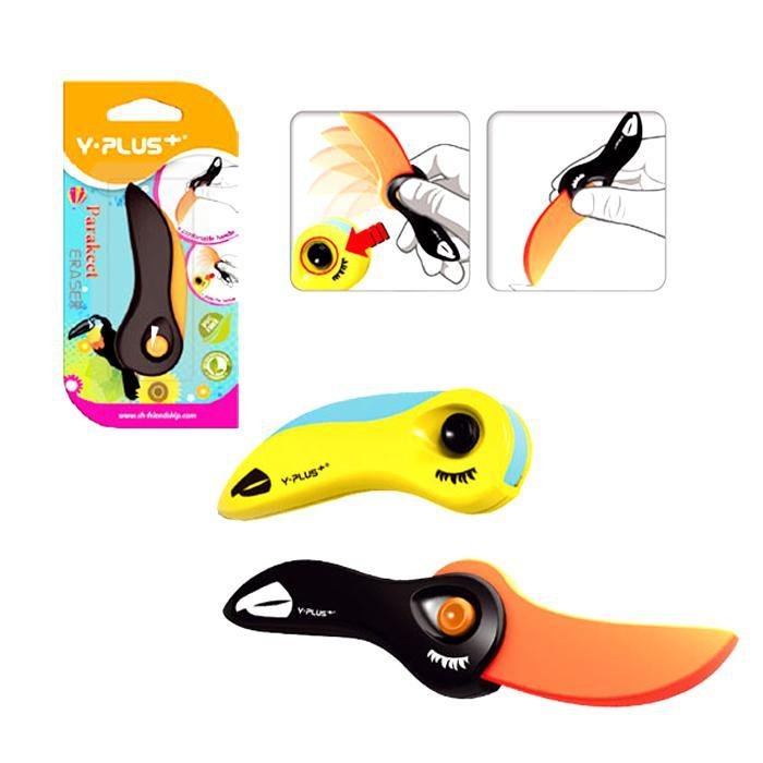Y Plus Parakeet Eraser | Cute Animal Design Eraser for School & Office Use
