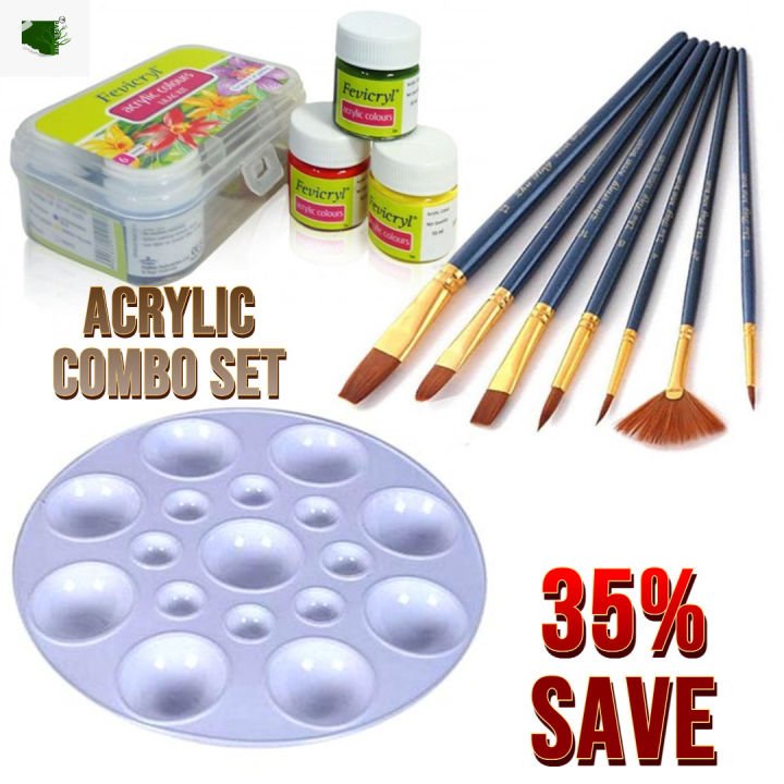 Papertree Acrylic Combo Set Premium Acrylic Painting Kit for Artists, Students, and Creative Hobbyists