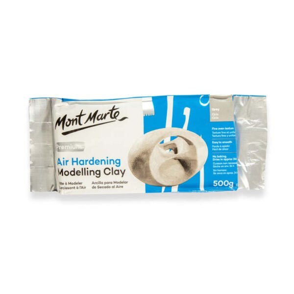 Mont Marte Air Hardening Modelling Clay Grey - 500g