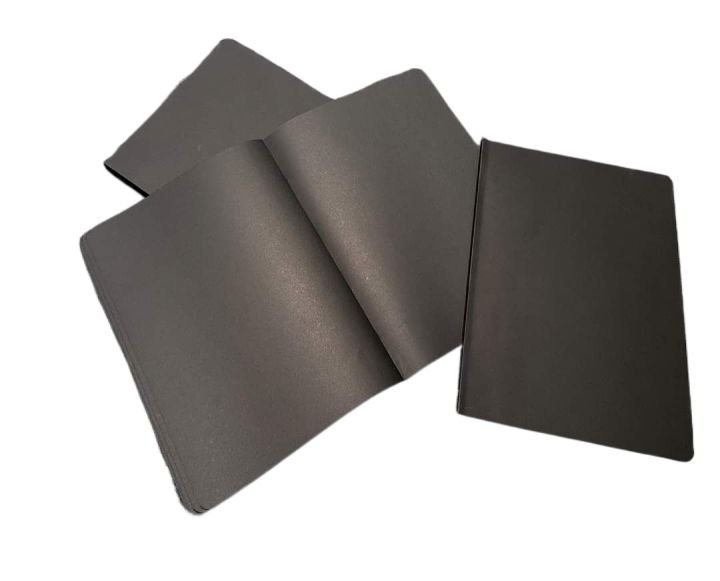 PaperTree Black Pages Notebook A5 Size | Premium Black Paper Sketchbook for Gel Pens, Metallic Markers & Creative Art