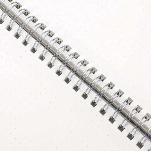Papertree Dotted Notebook For Journal Transparent cover A5 size wire O Binding