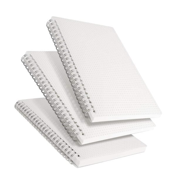 Papertree Dotted Notebook For Journal Transparent cover A5 size wire O Binding