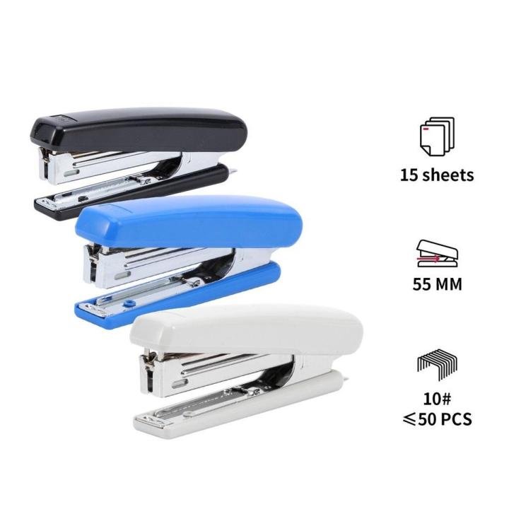 Deli E0221 Mini Stapler 10# Assorted Compact Office and School Stapler