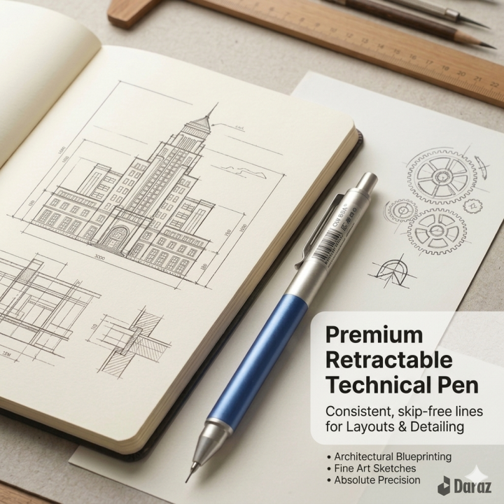 OUEFIYA 0.5mm 2B mechanical pencil for Technical Drafting & Sketching