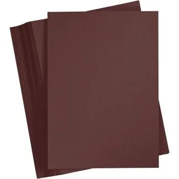 Coffee Color Card Stock Paper 300 GSM A4 Size – 10 Sheets Premium Thick Craft & Printing Paper