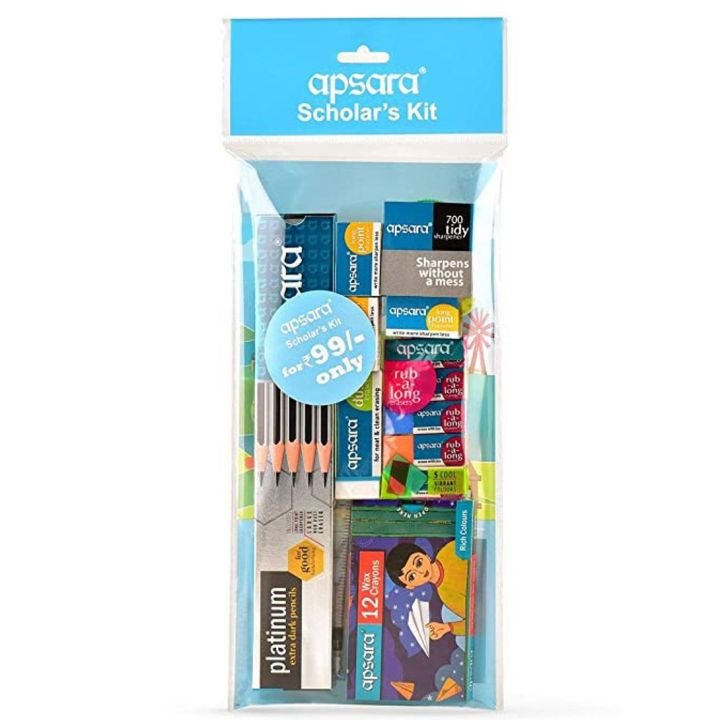 Apsara Scholars Kit Stationery Set Complete School Supplies Kit for Students