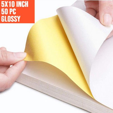 Custom Size Sticker Paper | Self-Adhesive Printable Labels for Packaging & Branding