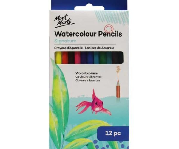 Mont Marte Watercolor Pencils 12pc