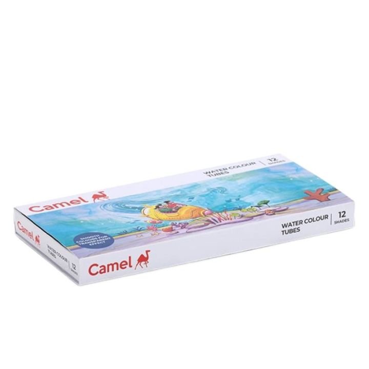 Camel Student Water Color Paint Set 12 Shades x 5ml for Beginners