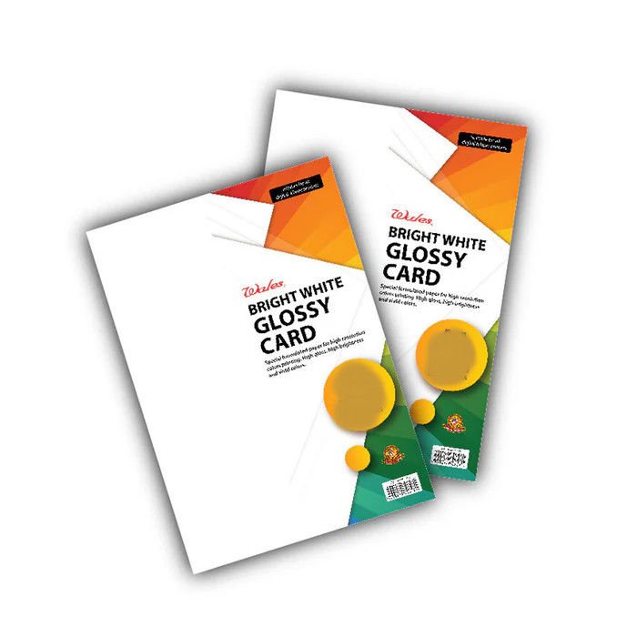 PaperTree Glossy Art Card Stock Paper 300 GSM A4 10 Sheets – Premium Glossy Card Paper for Business Cards, Certificates, Voucher Printing & Crafts