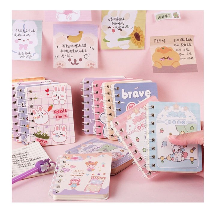 Paper Tree Cute Kawaii Design Mini Notebook Hard Cover Journal with 70 GSM Cream Paper – Pocket Size Notebook (Any Design)