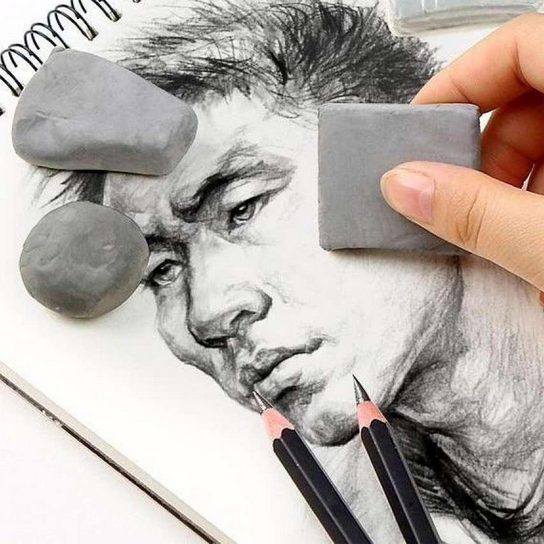 Premium Kneadable Artist Eraser for Sketching and Drawing - Non-Toxic, Easy Erasing