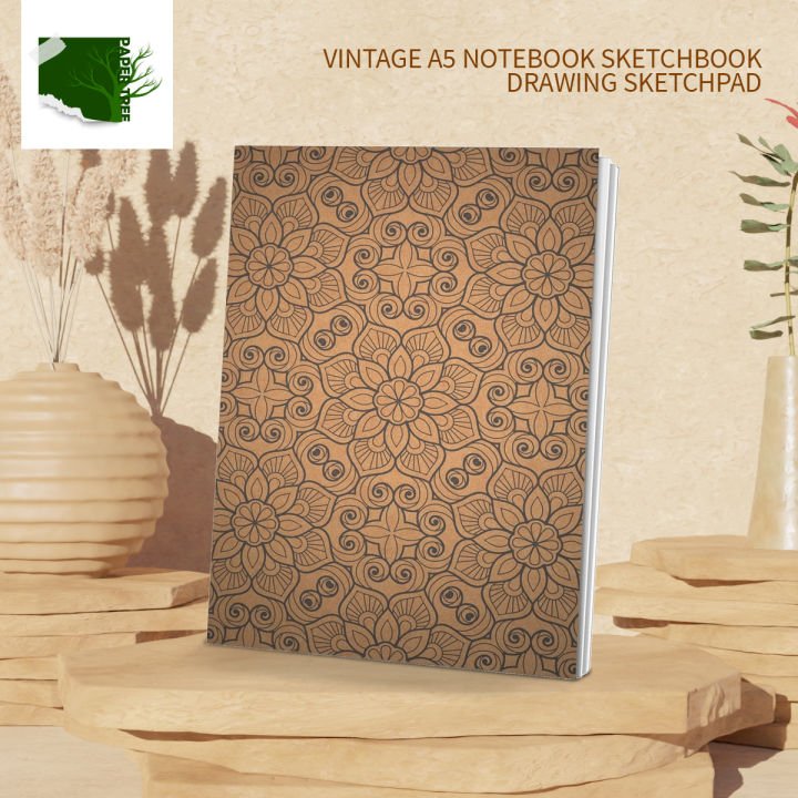 Paper Tree Vintage A5 Sketchbook Notebook for Drawing & Sketching