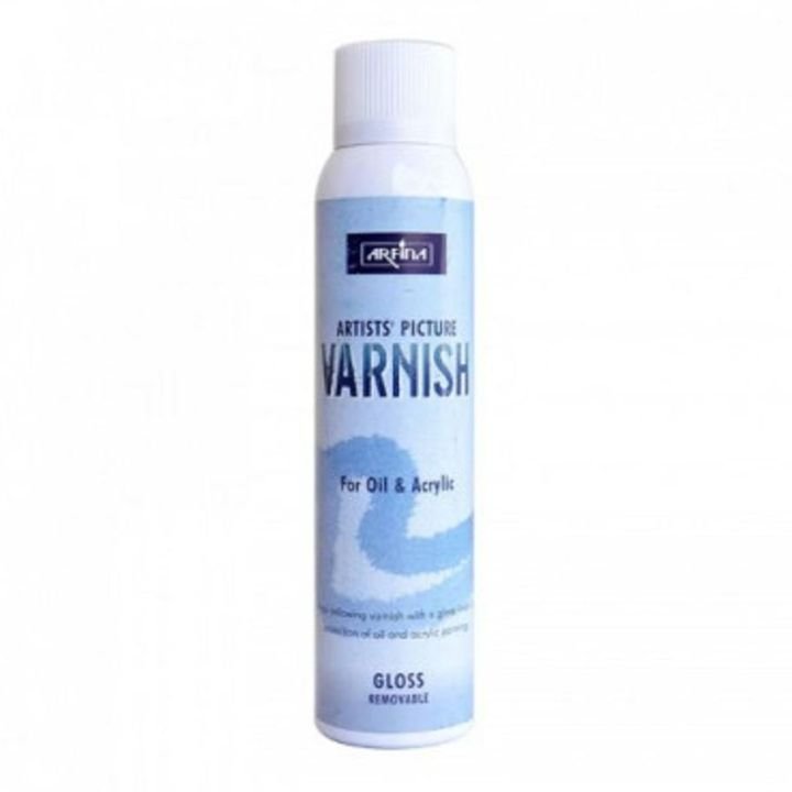 Camel Afrina Artist's Picture Varnish Spray 200ml for Acrylic & Oil Paintings