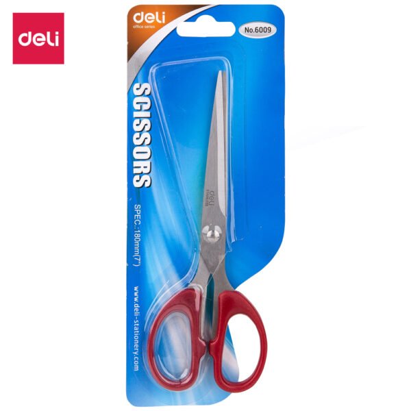 Deli E6009 Scissors Assorted Colors Sharp & Durable Cutting Scissors