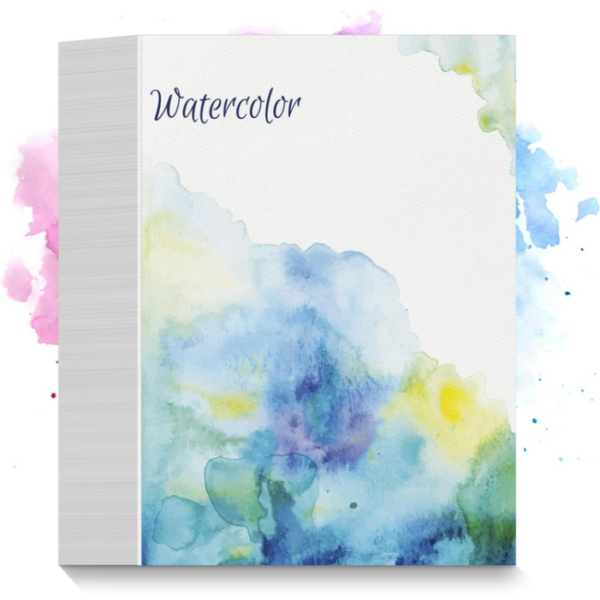 Watercolor Paper Cold Press 160 GSM Handmade Paper Pad 16 Sheets 7.25 x 11 Inch for Watercolor Acrylic Gouache Mixed Media & Sketching