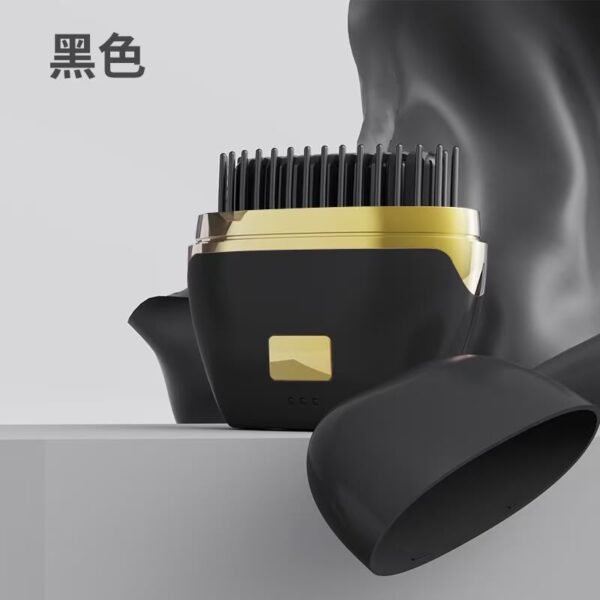 Portable Hair Straightener Brush Rechargeable Electric Hair Brush Straightening Brush for Home & Travel