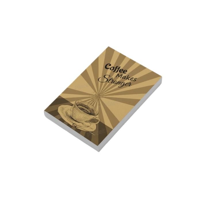 Papertree Vintage A5 Sketchbook Notebook Coffee Makes Stronger 80 Sheets for Drawing & Sketching