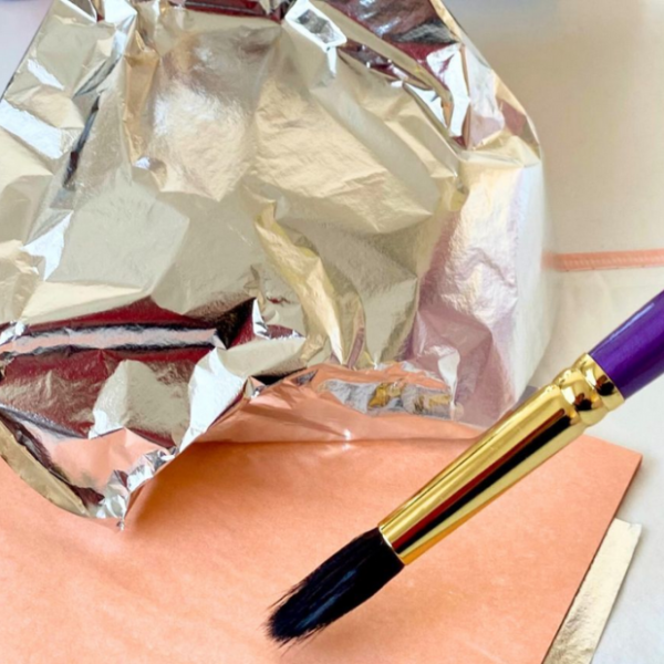 Mont Marte Imitation Silver Leaf 25 Sheets 14×14cm for Art & Crafts