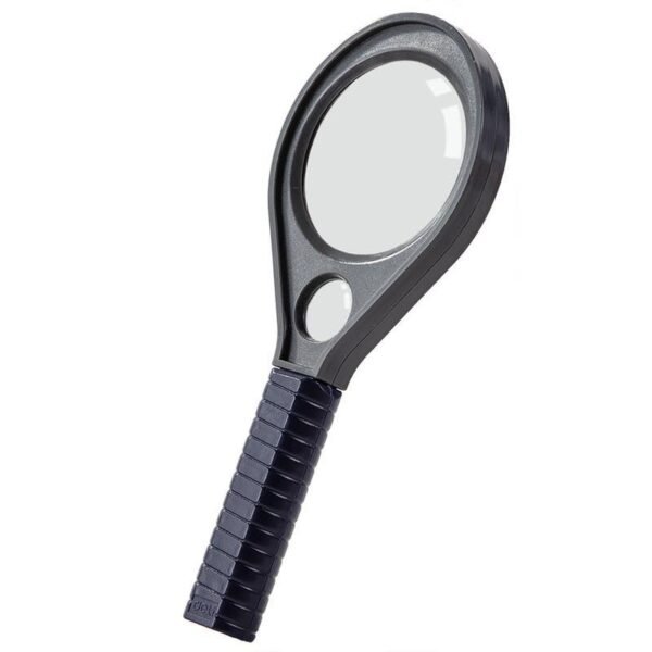 Deli E9092 Magnifier Glass with 3X Large Lens & 5X Small Lens | Reading Magnifier for Inspection, Hobby & Precision Work