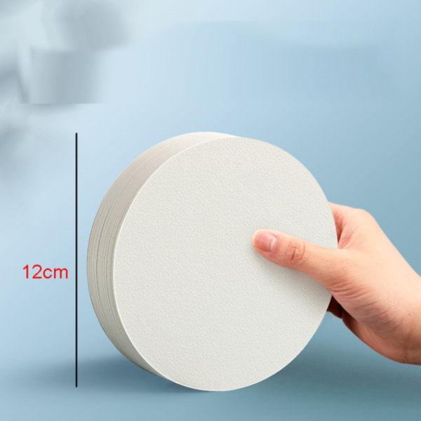 10 Pcs Round Blank Watercolor Cards Round Watercolor Paper Portable Postcard