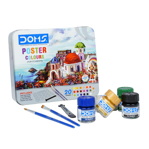 Doms Poster Colours Set of 20 Shades