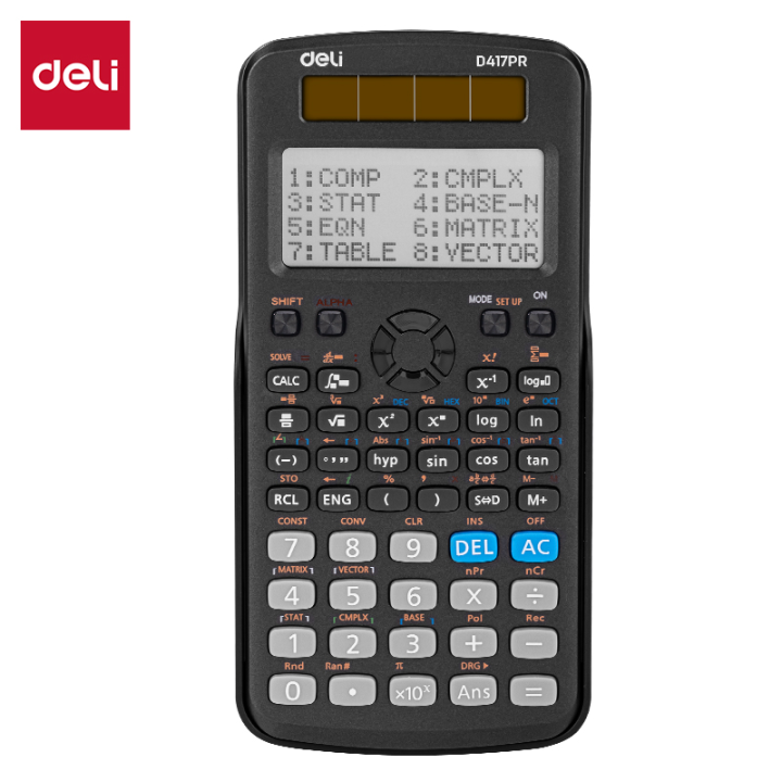 Deli ED417PR (Similar of Fx-991ES PLUS 2nd Edition) Scientific Calculator