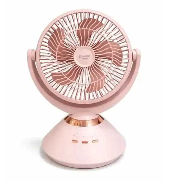JY Super JY-2571 Professional 6 Battery Rechargeable Portable Table Fan