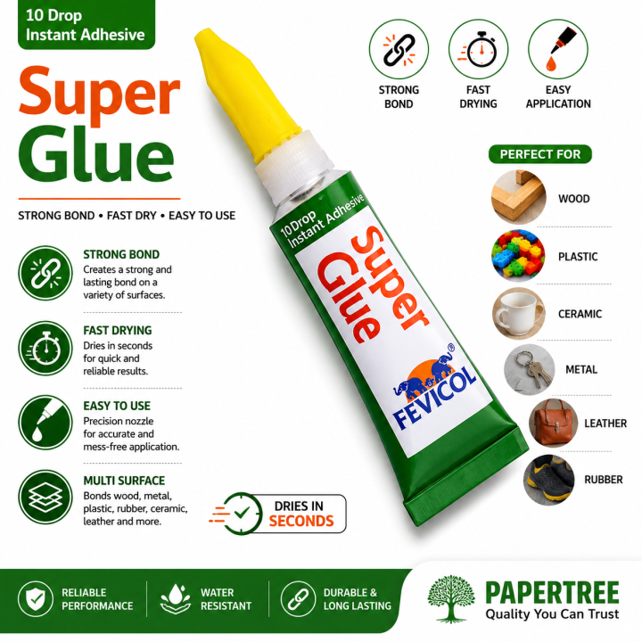Fevicol Super Glue Vertical Pack 3gm x 2pcs