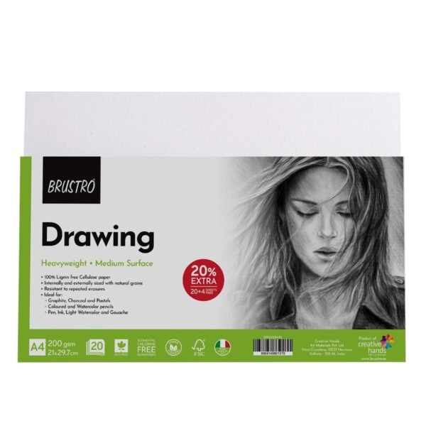 BRUSTRO Drawing Papers 200 GSM, A4