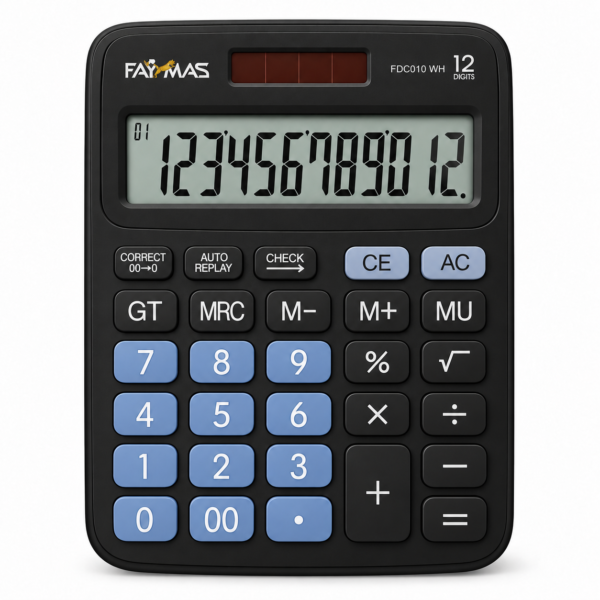 Faymas FDC010 Chek and correct Calculator