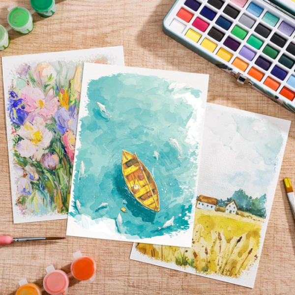 Papertree Hand made water color paper 300gsm 7x11inch -20 sheets