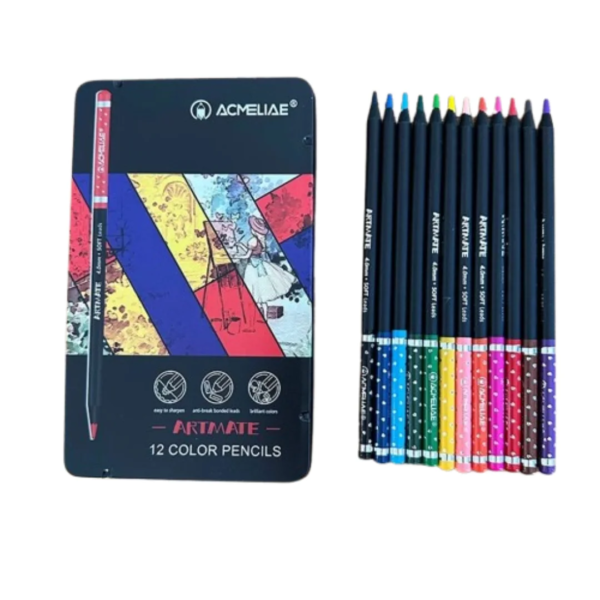 Acmeliae Artmate Colour Pencil 43567 Soft Smooth Lead Bright Colour Pencil for Drawing & Colouring