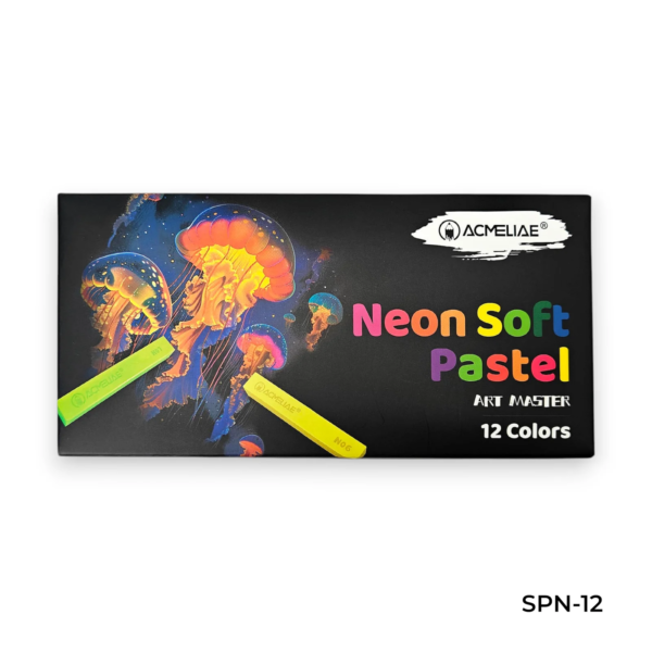 Acmeliae Neon Soft Pastel Set 12 Colors SPN-12 for Artists